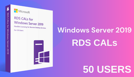 RDS CALs for Windows Server 2019 [50 Users] CD KEY